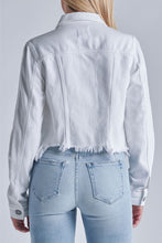 Load image into Gallery viewer, Hidden White Denim Reg. Fitted Jacket