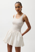 Load image into Gallery viewer, Pistola Soft White Ilona Bubble Hem Dress