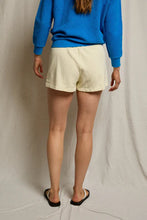 Load image into Gallery viewer, Perfect White Tee Custard French Terry Sweat Shorts