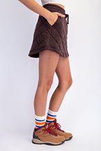 Load image into Gallery viewer, Espresso Quilted Pullover w/ Skort Set