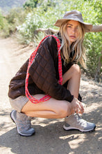 Load image into Gallery viewer, Espresso Quilted Pullover w/ Skort Set