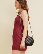 Load image into Gallery viewer, Maroon Lace Up Back Game Day Dress