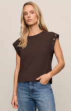 Load image into Gallery viewer, Z Supply Dk Chocolate Camino Grommet Top