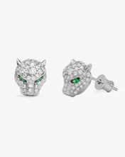 Load image into Gallery viewer, Melinda Maria Silver Jaguar Pave Studs