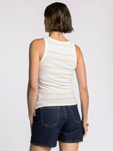 Load image into Gallery viewer, Soft Ribbed Tank Ivory/Latte