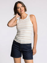 Load image into Gallery viewer, Soft Ribbed Tank Ivory/Latte