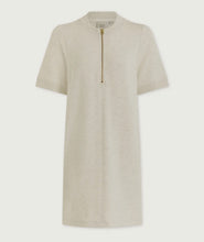 Load image into Gallery viewer, Varley Nori Zip Dress- Ivory Marl