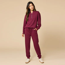 Load image into Gallery viewer, Softies Cherry Cola DreamTech 1/4 Zip Jogger Set