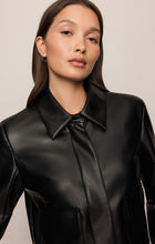 Load image into Gallery viewer, Z Supply Black Ainsley Leather Jacket