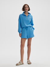 Load image into Gallery viewer, Varley Azure Blue Ollie High Rise Short 3.5”