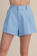 Load image into Gallery viewer, Blue HW Dress Shorts