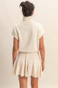 Cream Knit Sweater Set