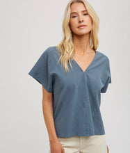 Load image into Gallery viewer, Cement V-Neck Dolman Slv SS Top