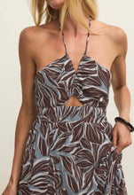 Load image into Gallery viewer, Z Supply Choc Cherry Lanie Zinn Floral Maxi Dress