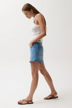 Load image into Gallery viewer, Pistola Aoki HR A-Line Denim Short- Hidden Gem