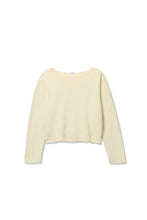 Load image into Gallery viewer, Perfect White Tee Custard French Terry LS Top