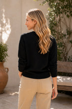 Load image into Gallery viewer, Black Horse Embroidered Sweater