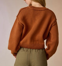 Load image into Gallery viewer, Cafe V-Neck Solid Sweater