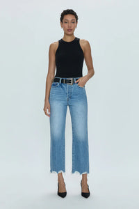 Pistola Cassie Crop Super HR Straight Jean-Era Vintage