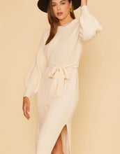 Load image into Gallery viewer, Ivory Midi Sweater Dress