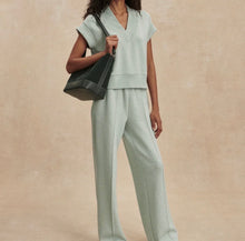 Load image into Gallery viewer, Varley Gracee V-Neck Tank- Mint Green Marl