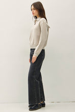 Load image into Gallery viewer, Stone Cozy Acid Wash Henley Pullover