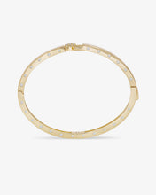 Load image into Gallery viewer, Melinda Maria Ashley Lock Cuff 6mm- Gold/White