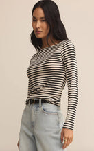 Load image into Gallery viewer, Z Supply Black Pristine Striped Tee