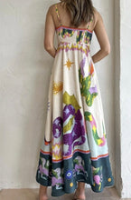 Load image into Gallery viewer, Printed Linen Blend Maxi Dress