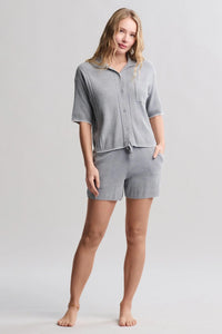Barefoot Dreams Moonbeam CCUL Scallop Short PJ Set