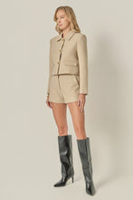 Load image into Gallery viewer, Beige HW Dress Shorts