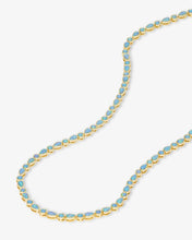 Load image into Gallery viewer, Melinda Maria Blue Opal Isla Tennis Necklace 18”