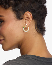 Load image into Gallery viewer, Melinda Maria Gold Jaguar Pave Illusion Hoops