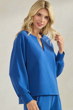 Load image into Gallery viewer, Blue Softie Raglan LS w/ Pant Set