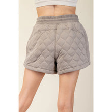 Load image into Gallery viewer, Stone Taupe Quilted Shorts