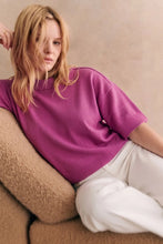 Load image into Gallery viewer, Relaxed SS Sweater Magenta