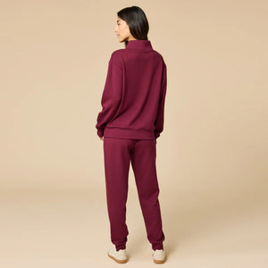 Softies Cherry Cola DreamTech 1/4 Zip Jogger Set