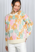 Load image into Gallery viewer, Cream Multi Floral Sweater