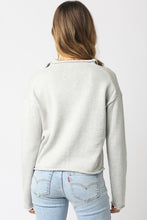 Load image into Gallery viewer, Knit Cardigan Sweater Heather Grey