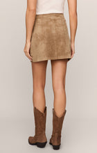 Load image into Gallery viewer, Z Supply Lt. Sand Perri Suede Mini Skirt