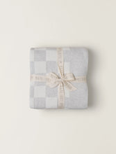 Load image into Gallery viewer, Barefoot Dreams CC Cotton Checkered Throw-Gray/Cream