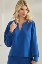 Load image into Gallery viewer, Blue Softie Raglan LS w/ Pant Set