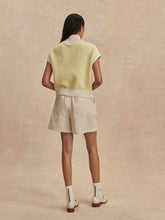 Load image into Gallery viewer, Varley Fowley Knit Top- Snow White/Limeade