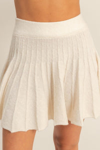 Cream Knit Sweater Set