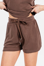 Load image into Gallery viewer, Cream Top + Chocolate Short Super Soft Set