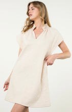 Load image into Gallery viewer, Cream SS Textured Dress