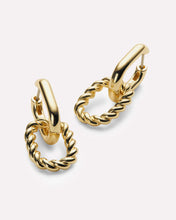 Load image into Gallery viewer, Ana Luisa Double Hoop Earrings- Ash Double