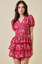 Load image into Gallery viewer, Ruby Multi Floral Ruffle Romper Dress