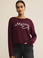 Load image into Gallery viewer, Z Supply Merlot Sienna Merry Sweater