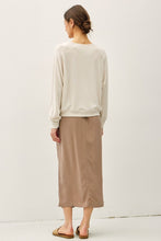 Load image into Gallery viewer, Oatmeal Soft Raglan Slv Knit Top